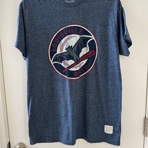 Heather Blue Graphic Tee